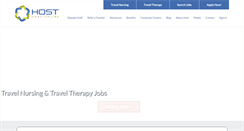 Desktop Screenshot of hosthealthcare.com